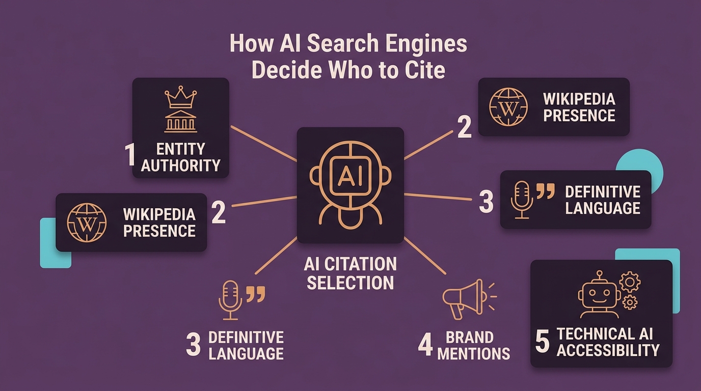 How AI search engines decide who to cite: ranking factors for individuals